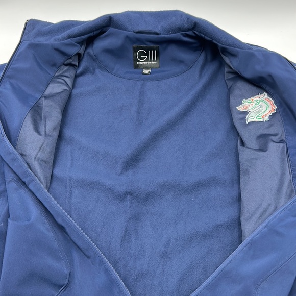 G-lll XFL SEATTLE SEA DRAGON MENS SIZE 3XL FULL ZIP JACKET NAVY BLUE - Picture 9 of 11